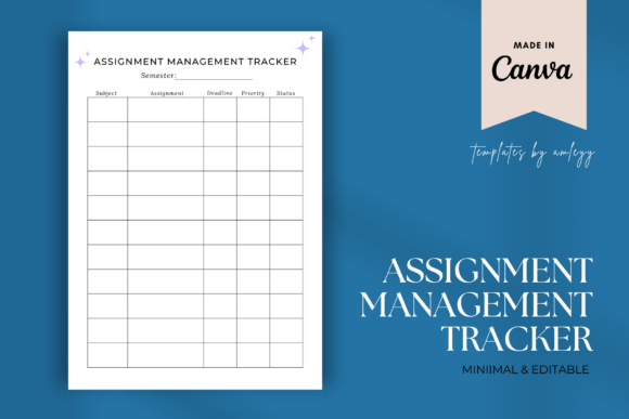 Assignment Management Tracker Planner