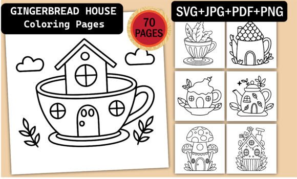 Cozy House Coloring Pages for Adults: A Perfect Escape for Mind and Soul
