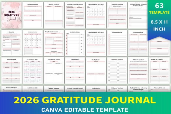 Editable 2026 Gratitude Journal: A Strategic Tool for Growth and Reflection