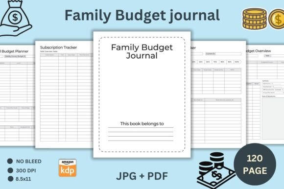 Family Budget Planner or Journal: A Practical Tool for Financial Organization