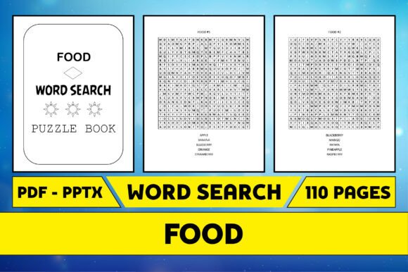 Food Word Search Puzzle Game Interior