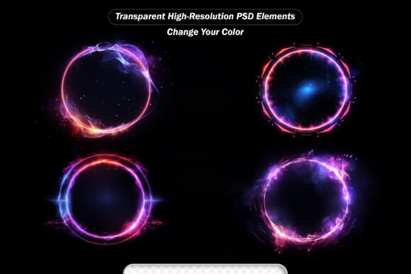 Light Halo Energetic Circle Energy E