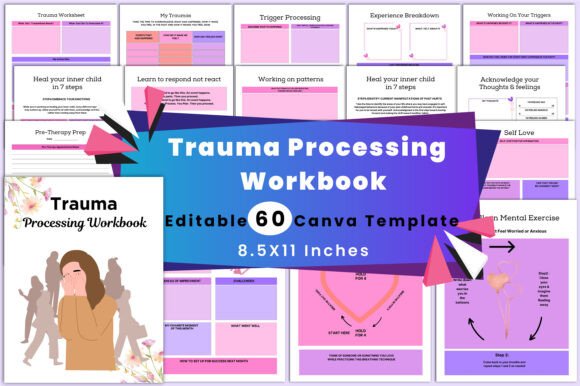 Printable Trauma Processing Workbook KDP: A Powerful Tool for Healing and Self-Discovery