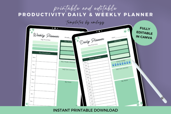 Productivity Daily Weekly Planner: A Minimalist Tool for Enhanced Focus
