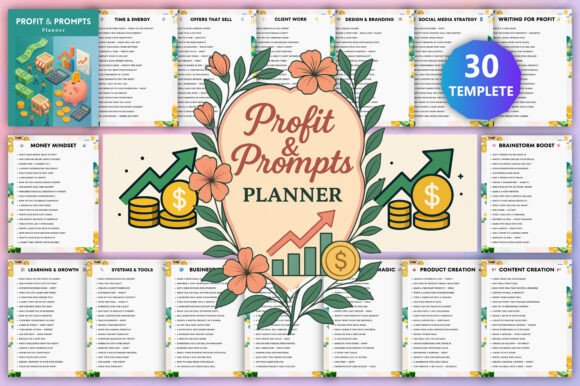 Profit Prompts Planner: Your Creative Catalyst