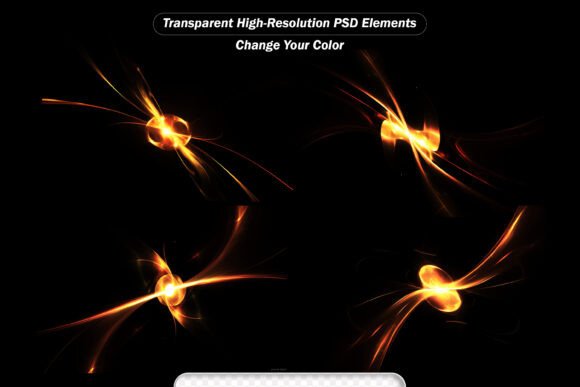 PSD Transparent Background Fire Sparks: Elevating Your Visual Projects with Dynamic Lighting Effects