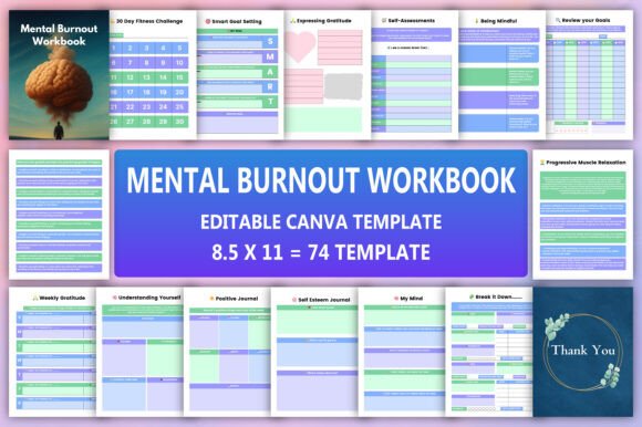 Reclaim Your Mind with the Mental Burnout Workbook