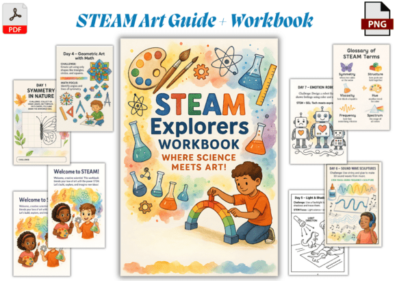 STEAM Explorers Workbook: A Creative Fusion of Science and Art