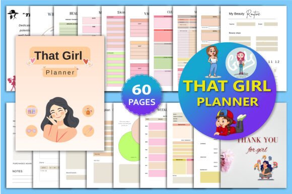 That Girl Planner: Your All-in-One Self-Care Productivity Companion
