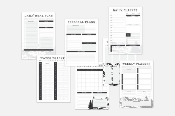 Ultimate Planner Bundle Pack 01: Editable & Printable Planning Solution